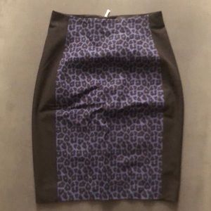 Banana Republic | Roland Mouret leopard pencil skirt